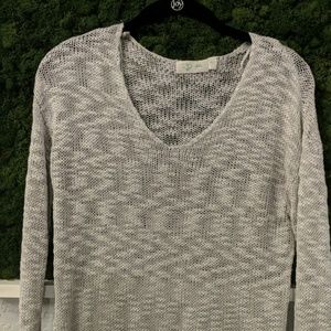 RD style Gray Vneck Sweater